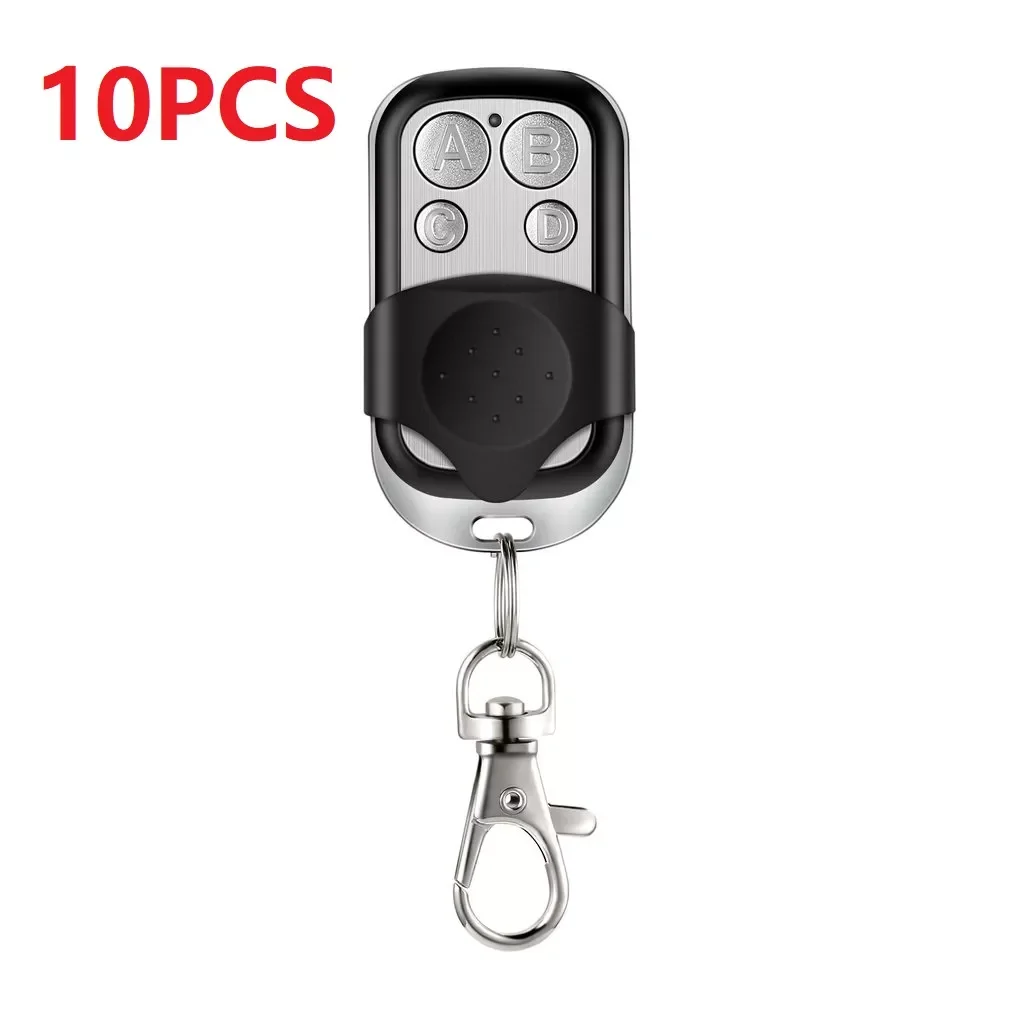 

10PCS 433MHz Garages Remote Control Cloning Duplicator Key Fob A Distance 433MHZ Clone Fixed Learning Code For Gate Garage Door
