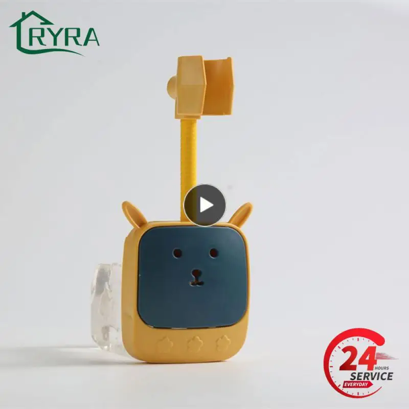 

Water Proof Fixed Hanger Shower Accessories White Hole Free Installation Green Sprinkler Hook Shower Bracket Strong Load-bearing