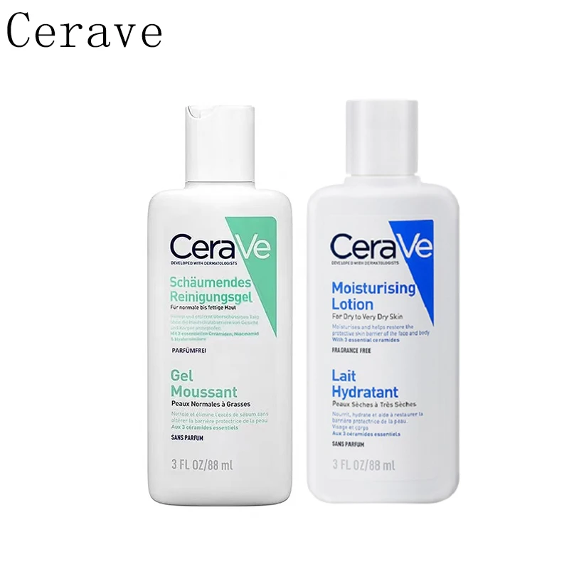 

CeraVe Foaming Facial Cleanser Moisturizing Lotion Face Wash With Hyaluronic Acid Moisturizing Ceramides Niacinamide 88ml