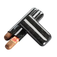 lubinski cigar humidor luxury fiber tube fit 23 cigars home accessories portable tobacco case travel humidor box