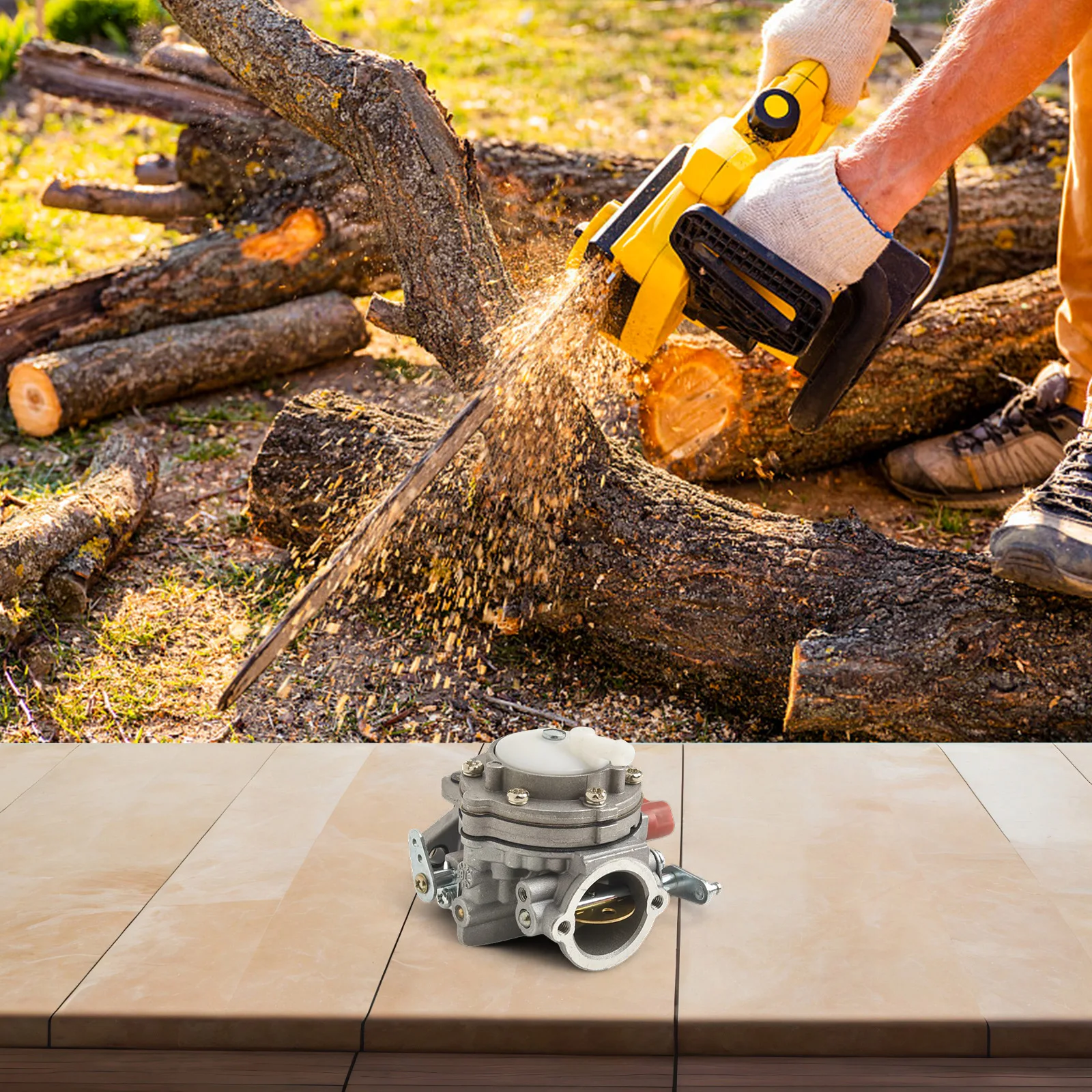 Сменный карбюратор в сборе насадка для цепной пилы детали двигателя Tillotson HL-166B HL166