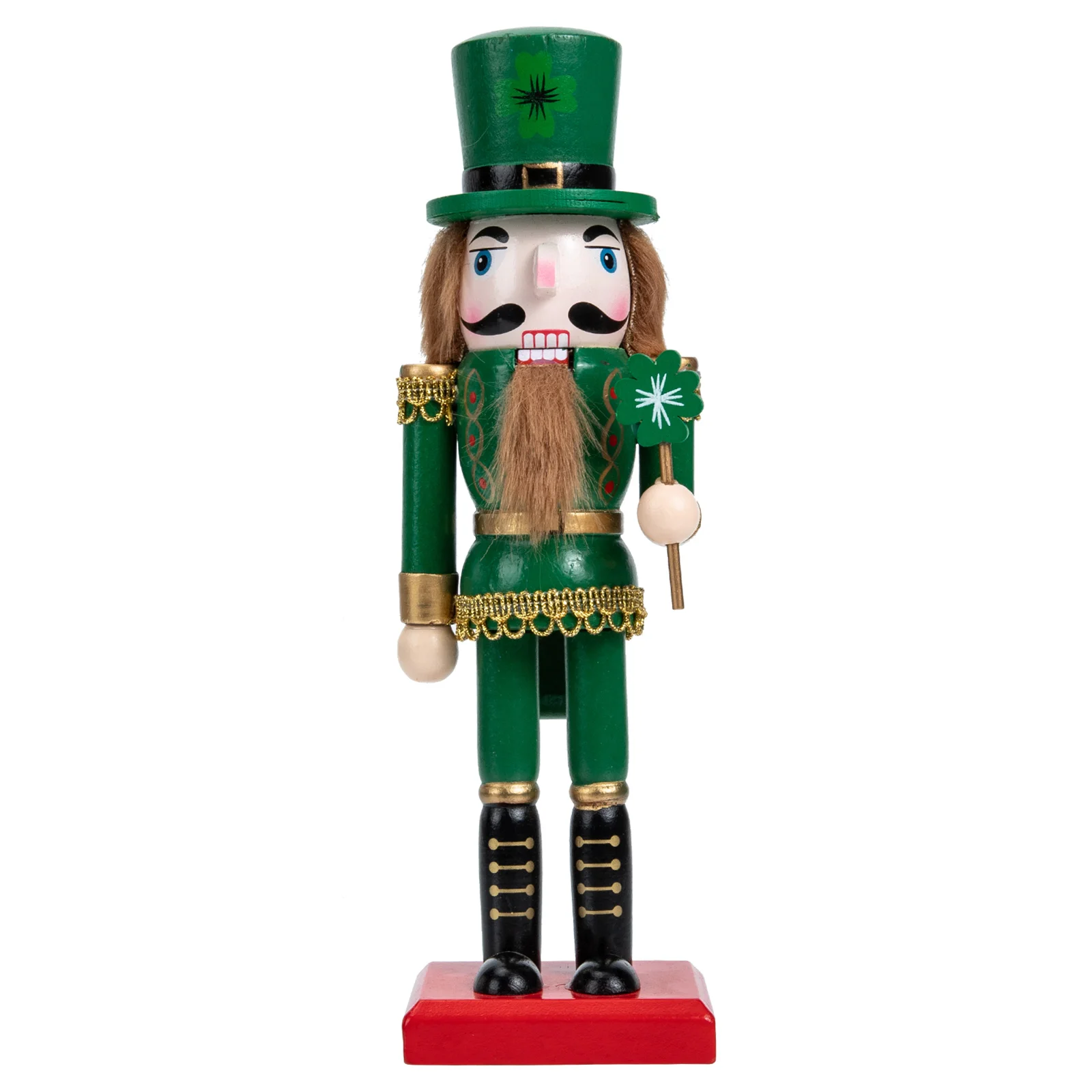 

Nutcracker Christmas Decoration Wooden Soldier Decor Decorations Wood Traditional Home Ornament Green Table Nutcrackersornaments