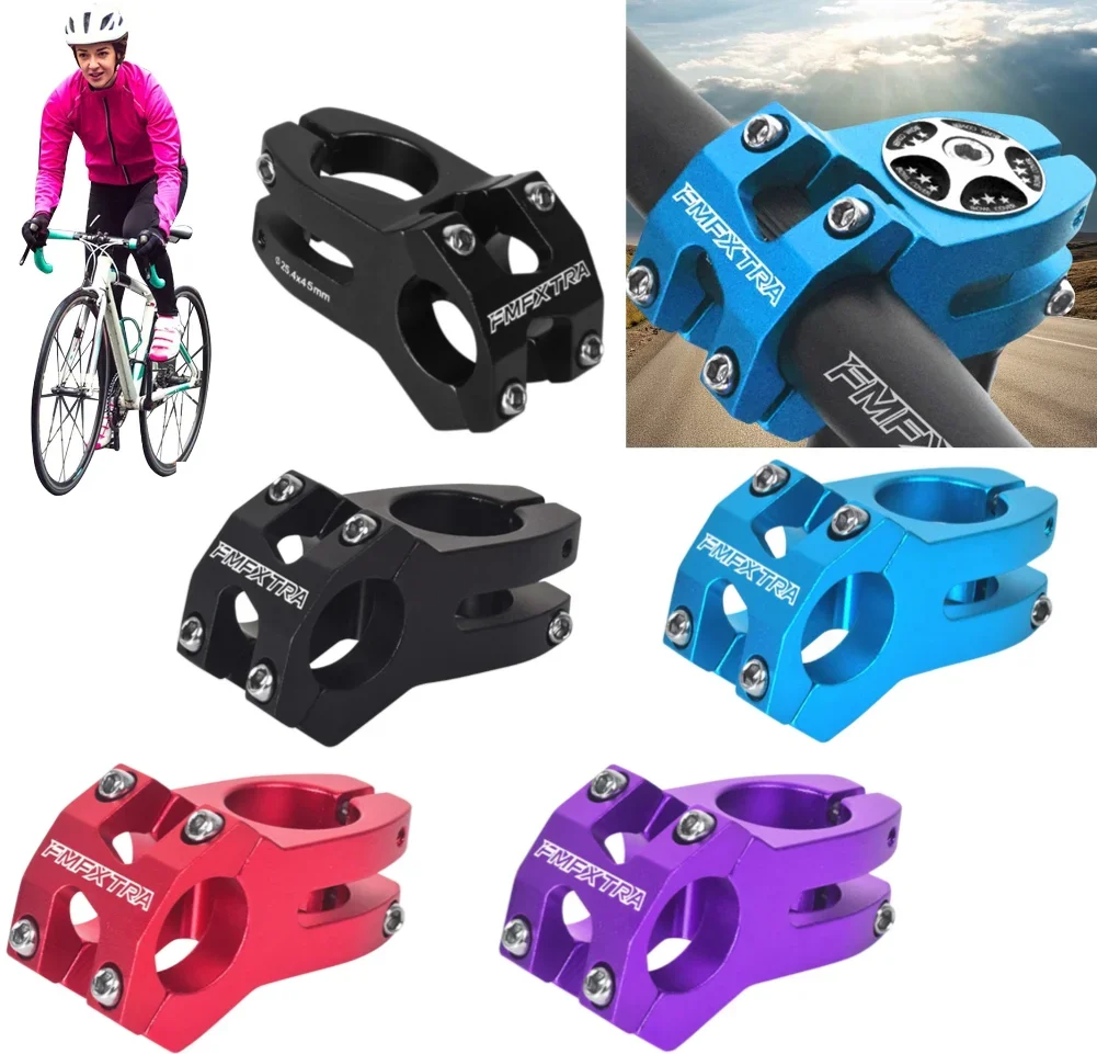 rowerowa ze stopu aluminium Krótki wspornik kierownicy do rowerów szosowych i górskich Część naprawcza roweru z przekładnią s...