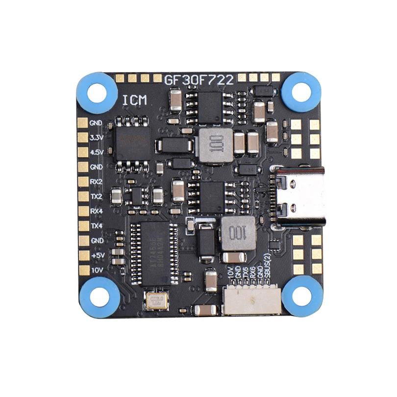 

JHEMCU GF30F722-ICM F722 OSD 5V 10V двойной BEC Контроллер полета 3-8S для FPV Фристайл HD дроны DIY части 30.5X30.5mm