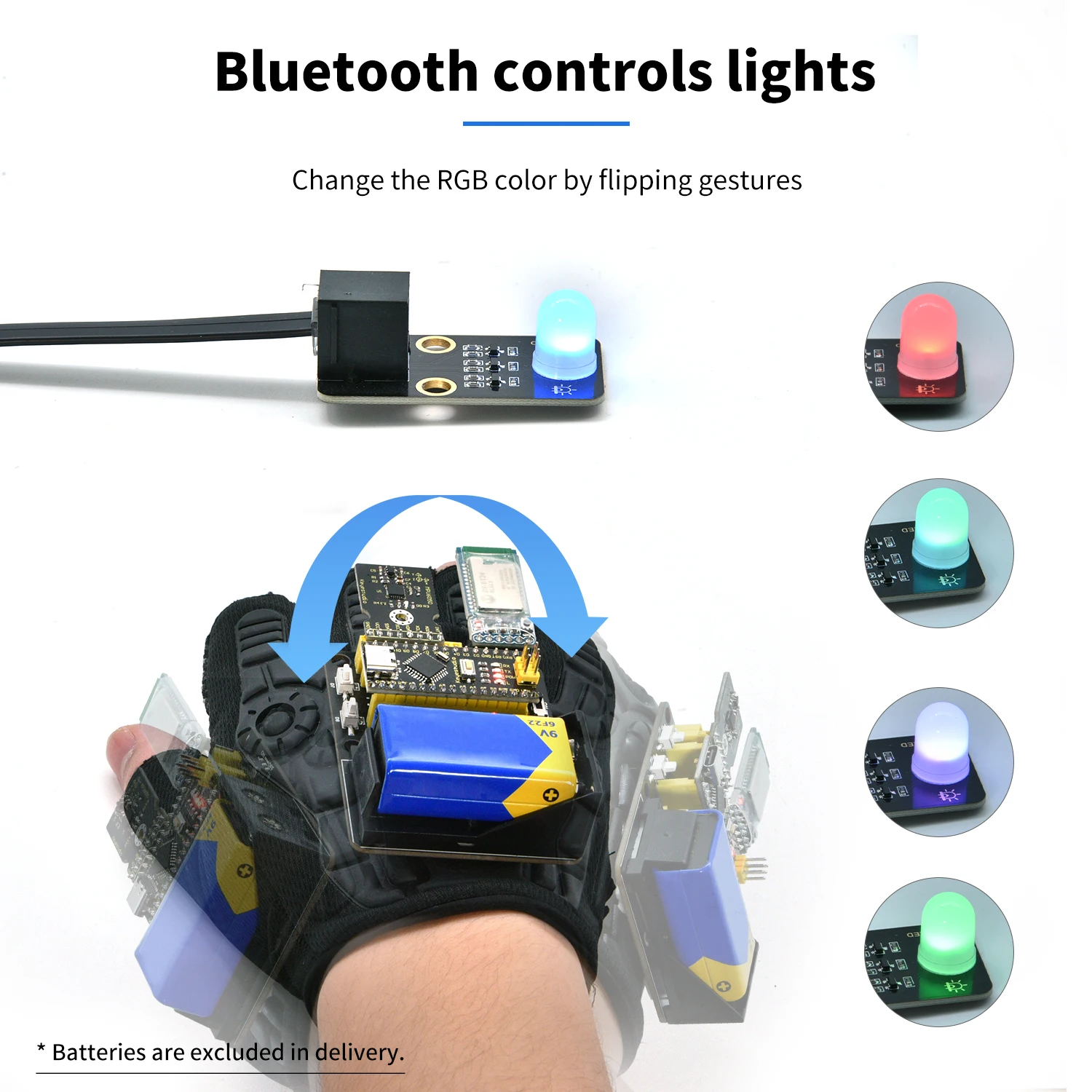 

Keyestudio перчатки с датчиком движения, жест, нано-управление, набор для Arduino, робот, автомобильный комплект, программирование на основе обучения, OnMPU6050