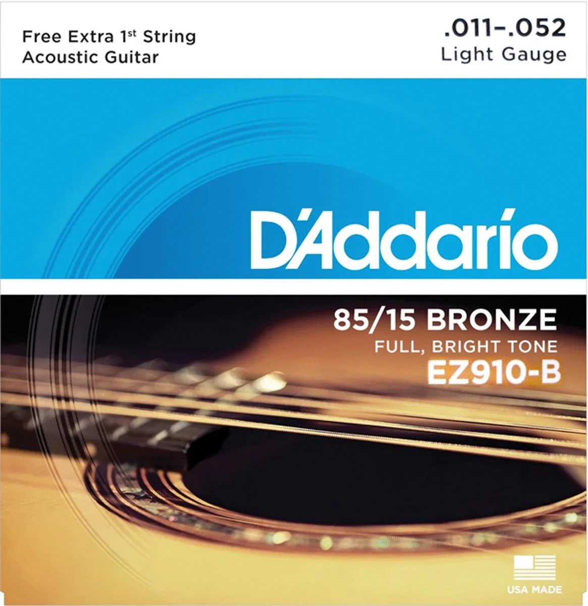 

STEEL BREAKING FOR VIOLON EZ910-B 6 CORDAS LIGHT .011-.052 - CORDA MI EXTRA