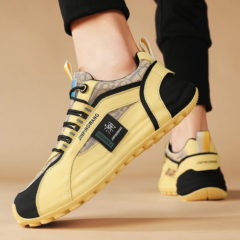 Golf Shoes Spring/Summer Mesh Breathable Golf Training Shoes Outdoor Grass Comfortable Men's Walking and Running Shoes