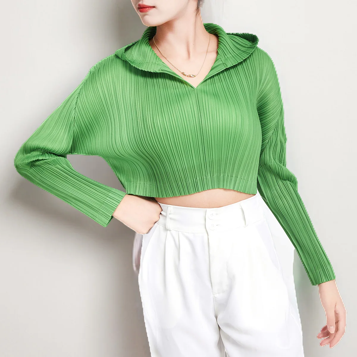 

2023 модная футболка с длинным рукавом и капюшоном, облегающий осенний короткий топ