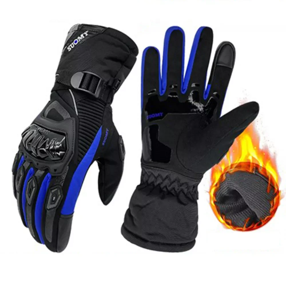 

NEW2023 Suomy Warm Motorcycle Racing Gloves Winter Motor Biker Gloves Cotton Moto Gloves Waterproof & Windproof Motorcyclist