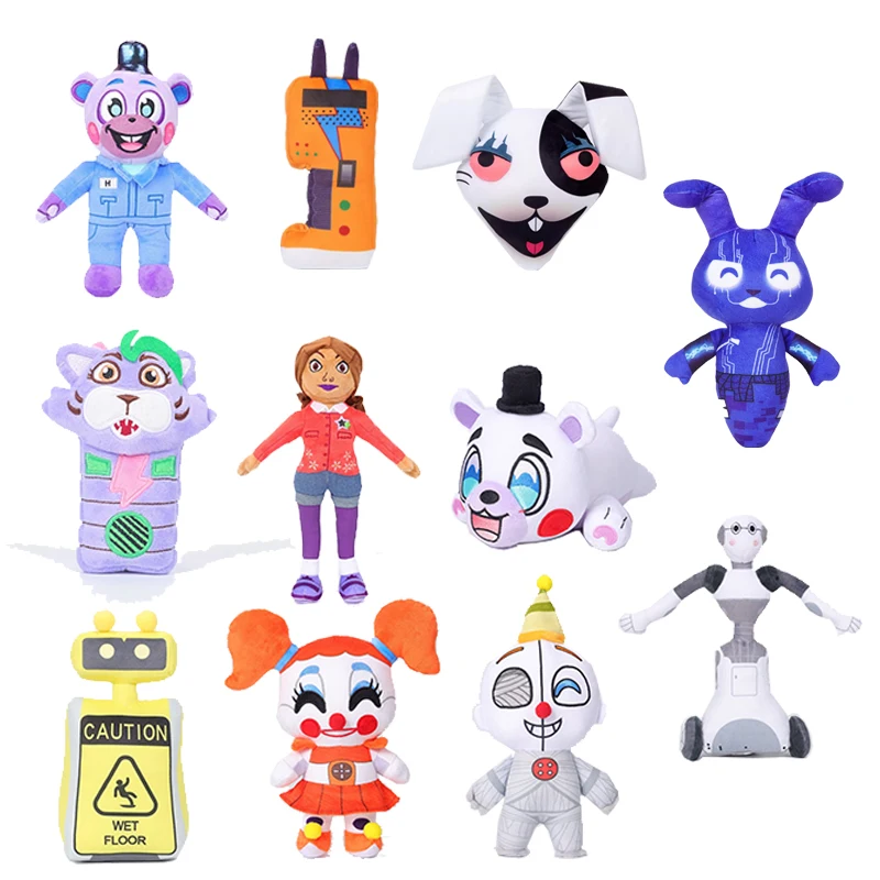 

1-5 PCS FNAF Plush Toys Kawaii Freddyed Animal Foxy Bonnie Bear Ribbit Stuffed Plush Toys In Stock Plush Birthday Gift For Kids
