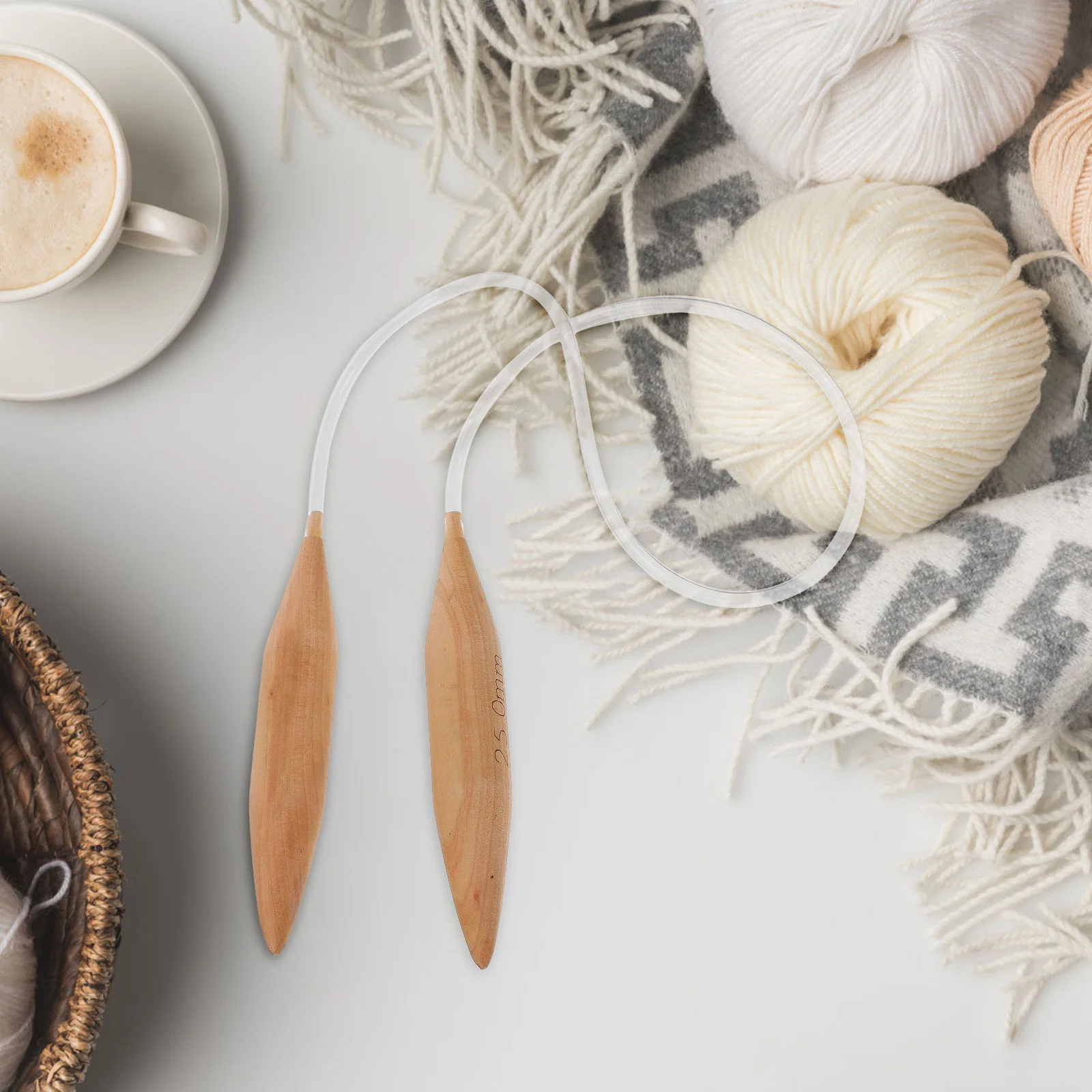 Инструменты для вязания Круглые иглы Крючок DIY Плетение свитера Деревянные