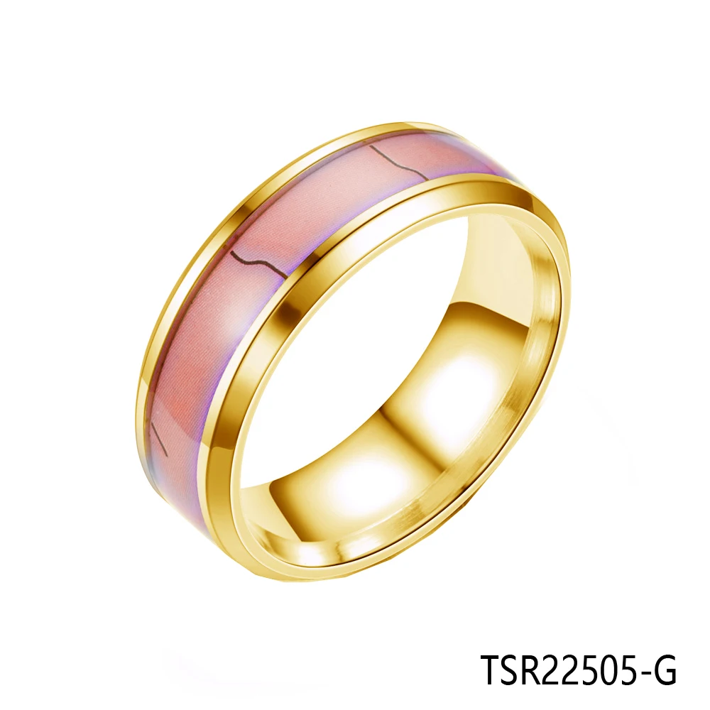 Silver Crystal Stone Gold Design Women Ring Fashion Finger Ring  Jewelry Nice Gift TSR22505