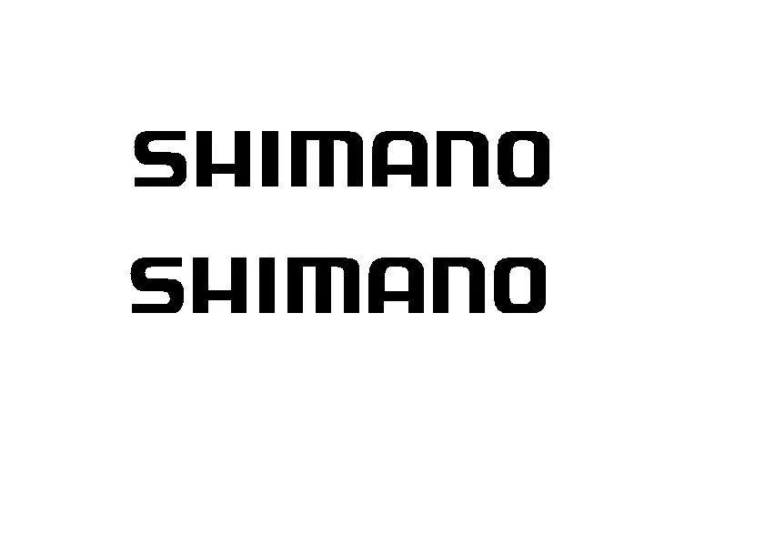 

2 шт. 2 высечка Shimano Виниловая Наклейка для велосипеда автомобиля Стайлинг 17 см