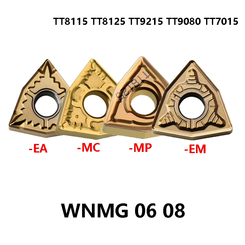 

WNMG WNMG080404EM WNMG080408EM TT9080 WNMG080404 WNMG080408 TT8115 TT8125 TT9215 TT7015 Carbide Inserts CNC Cutter 10pcs/box