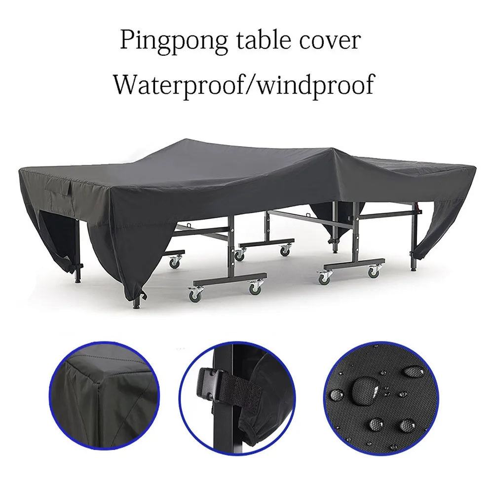 

Oxford Fabric Shade Indoor Protective Pingpong Windproof Table Tennis Cover Foldable Playground Practical Outdoor Waterproof