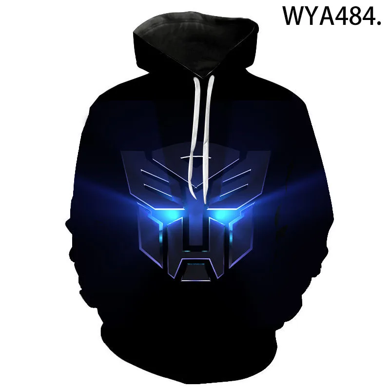 Transformers Hoodie Sweatshirt 3D Printed Men Women Children Fashion Boy Girl Kids Pullover Hooded Streetwear Casual Jacket Tops