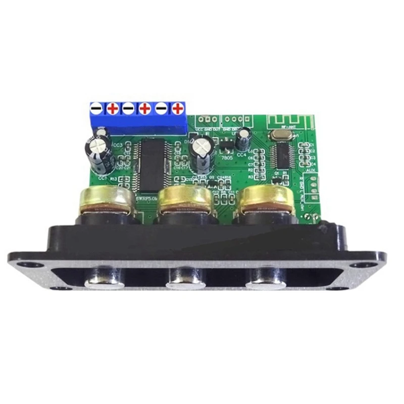 

3X Bluetooth 5.0 Amplifier Power Audio Board 30W Mono Stage Power Amplifier Board, U Disk Decoder Treble Bass Adjustment