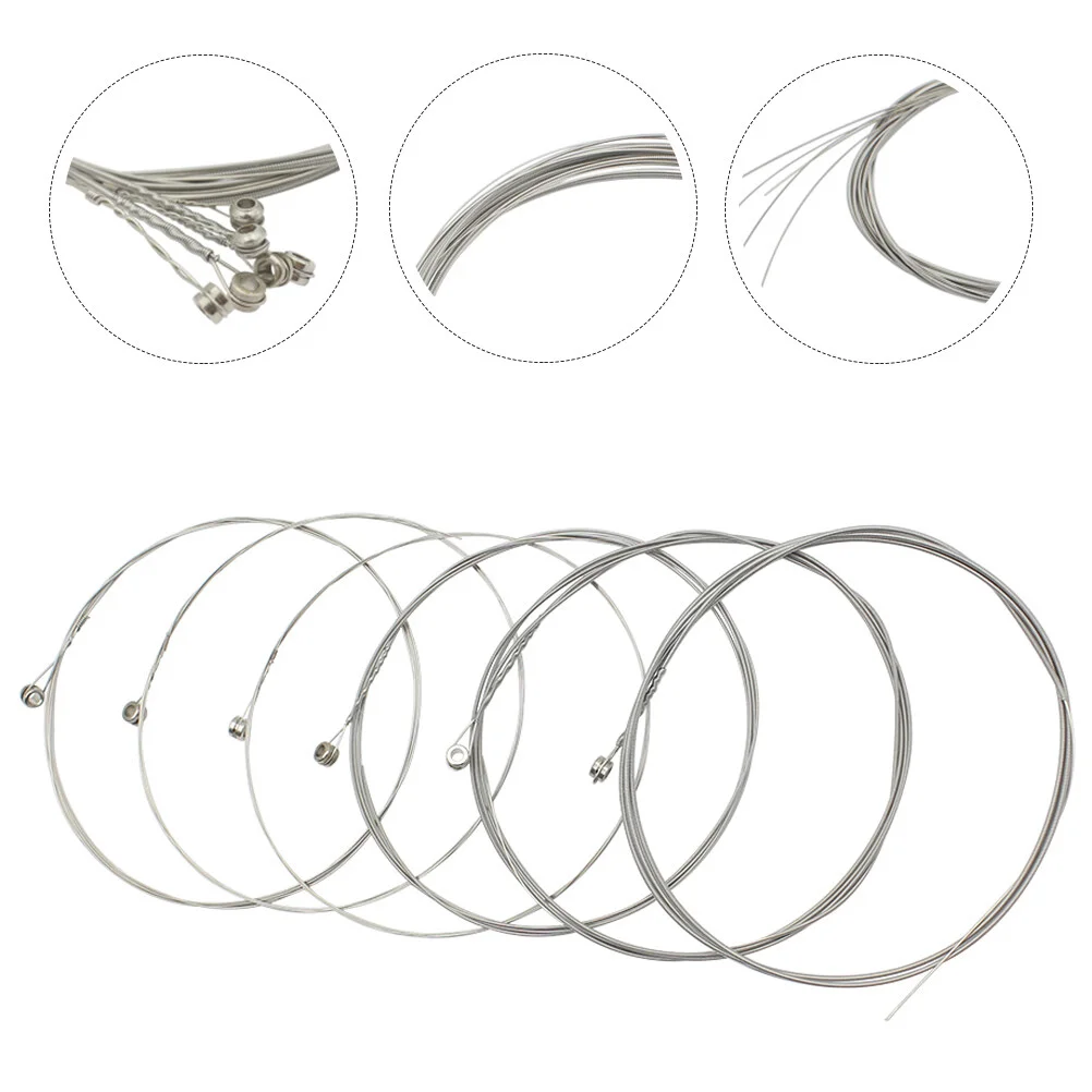 

6pcs Guitar Strings Replacement Electric Guitar Strings Steel Strings Guitar Accessories