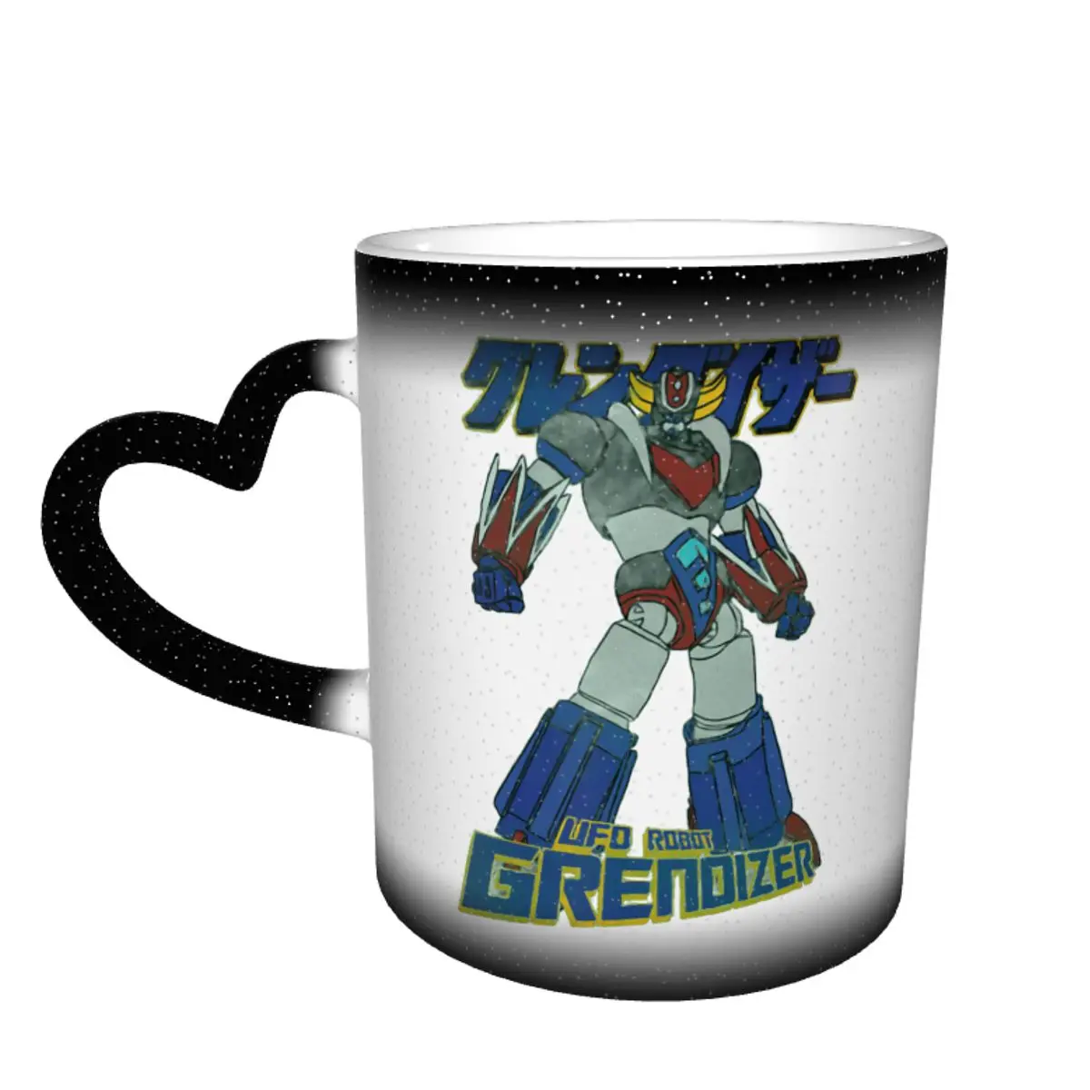 

Goldoraks Grendizer Color Changing Mug in the Sky Graphic Ceramic Heat-sensitive Cup Cool R348 Beer mugs