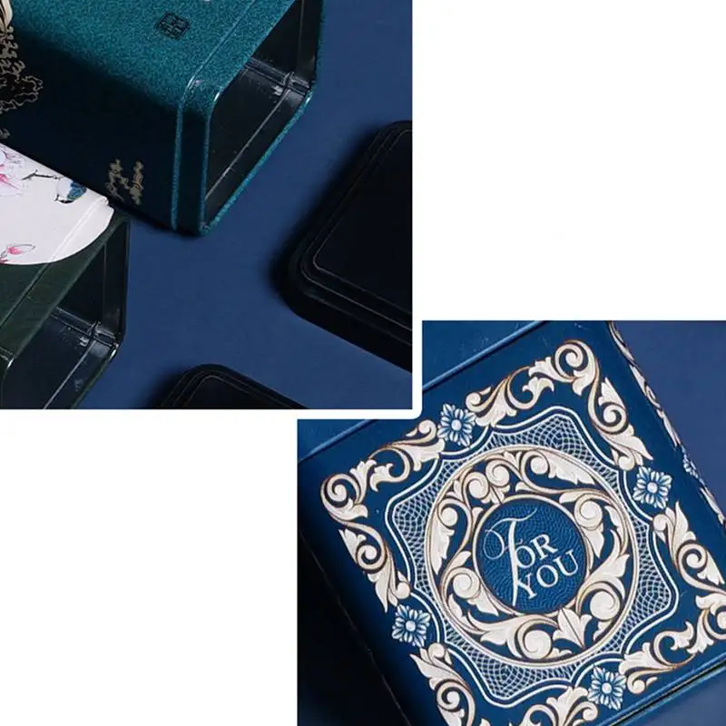 Чайная герметичная коробка чайная посуда стандартная жестяная квадратная банка