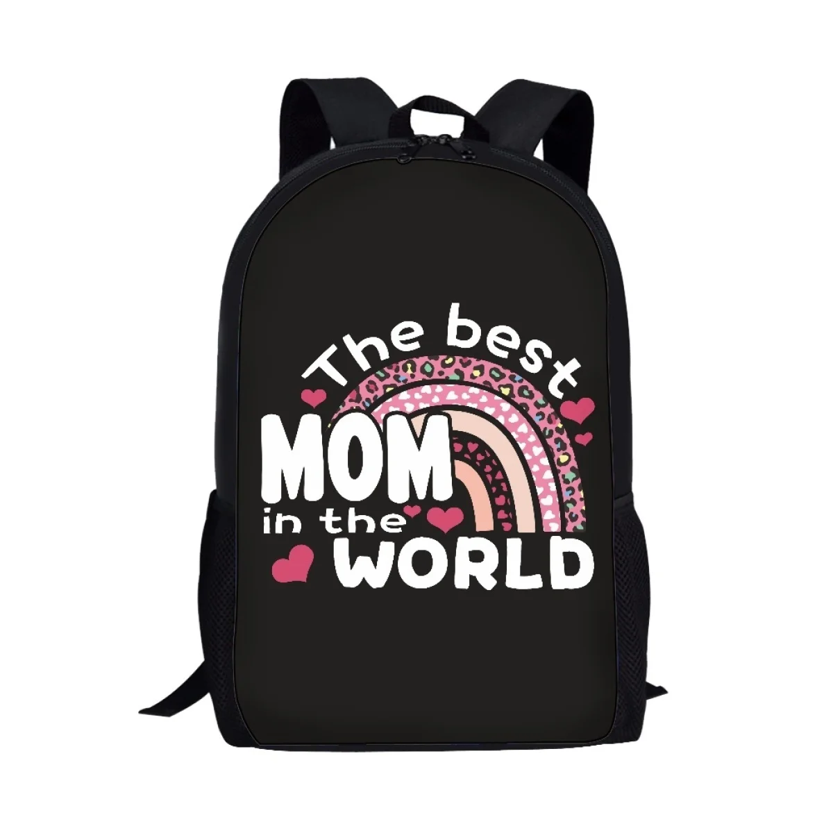 

I Love You Mother Printed School Bag for Students Girls Boys Book Bag Casual Storage Backpack Youth Daily Backpack Laptop Bag