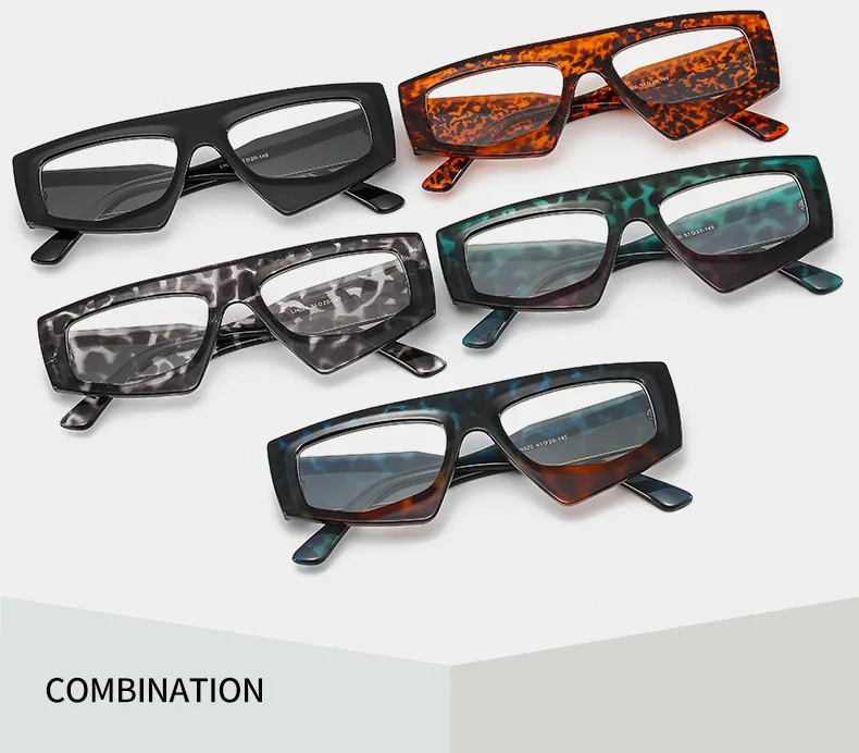 Нестандартные солнцезащитные очки модные большого размера женские с