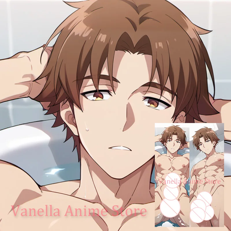 Двусторонняя наволочка Dakimakura Kiyotaka Ayanokouji с принтом для мужчин в натуральную