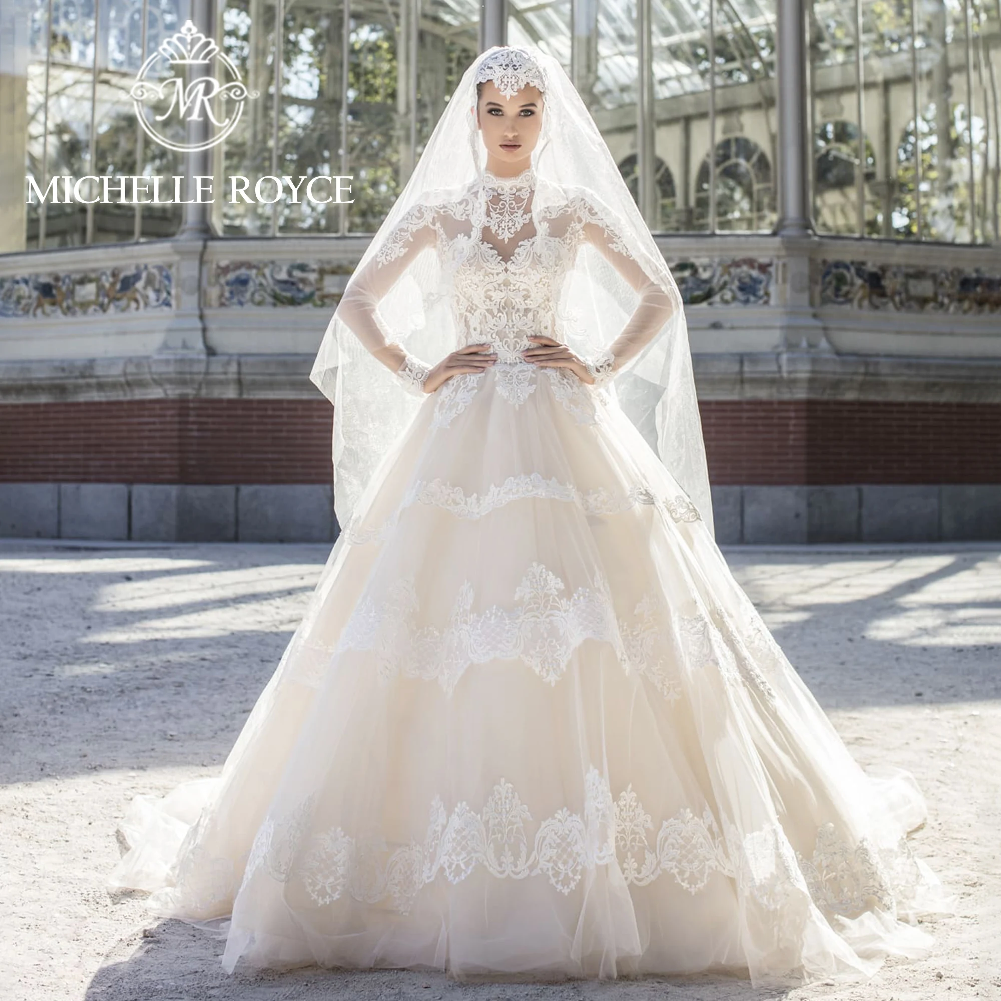 

Женское платье с длинным рукавом It's yiiya, белое платье цвета шампанского с длинным рукавом на лето 2023