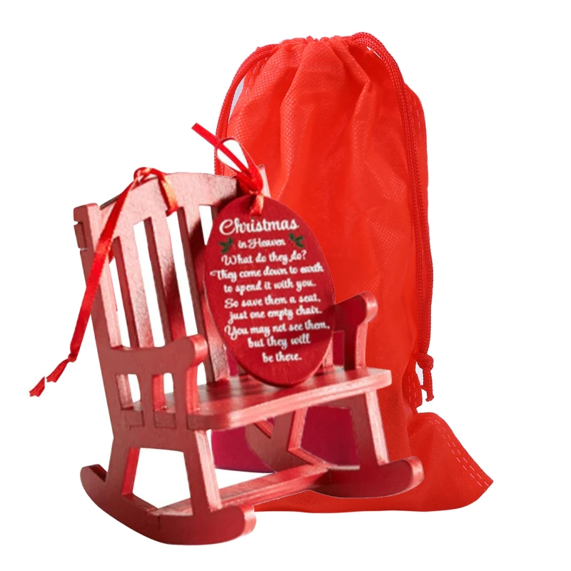 Мини-качалка В Стиле Ретро Игрушечный Аксессуар Деревянная Модель Фигурка Для