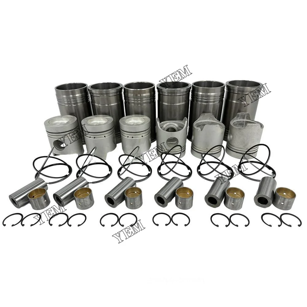 Набор гильз цилиндра 6D22 с поршневым кольцом совместимым двигателем MITSUBISHI.