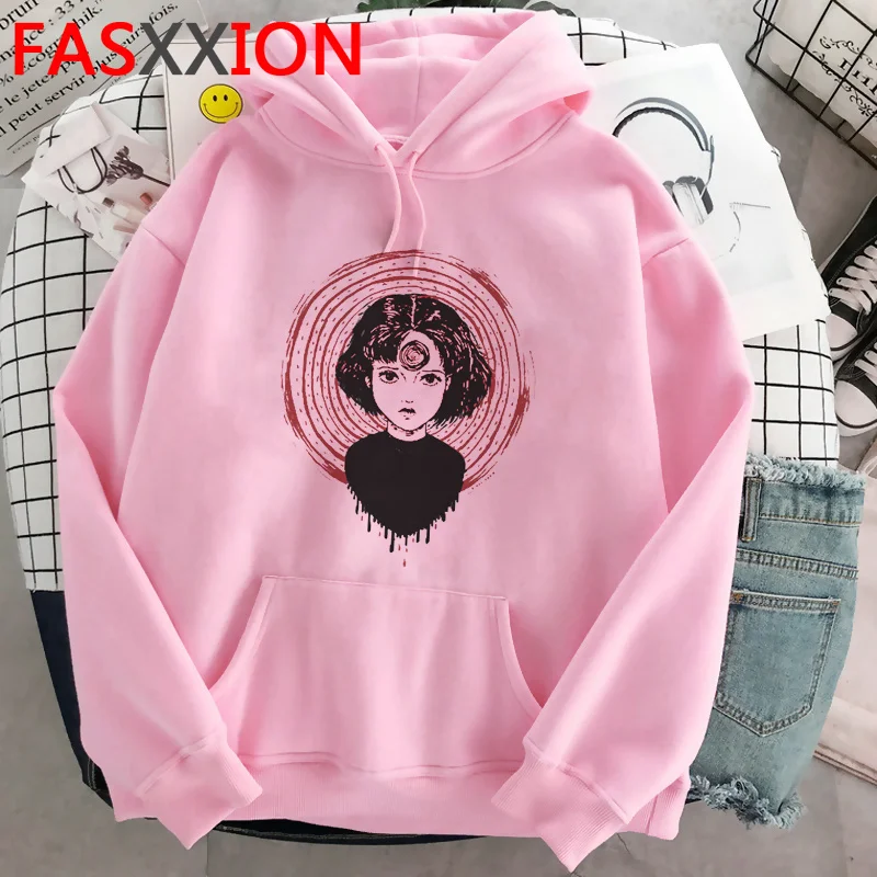 

Junji Ito hoodies men streetwear printed 2022 anime men hoody Korea anime