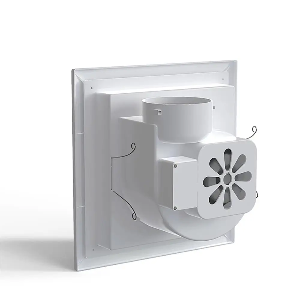 

Square Ventilator White Easy Installation Lightweight Portable Extractor Ceiling Shutter Washable Ventilation Fans