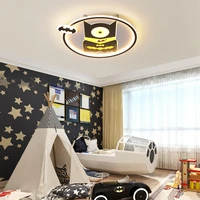 modern cartoon childrens room ceiling lights led boy bedroom lamp creative personality art deco super hero eye protection lamp