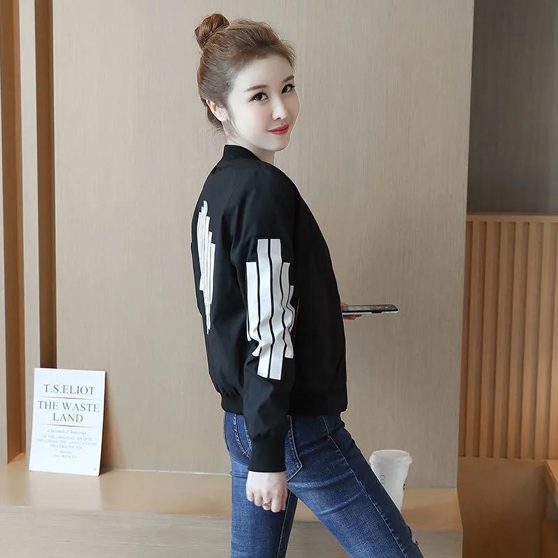 Ladies Golf Jackets coat Korean Fashion Windproof Spring Autumn Golf Clothing Women loose Stand collar Women Golf wear uniform