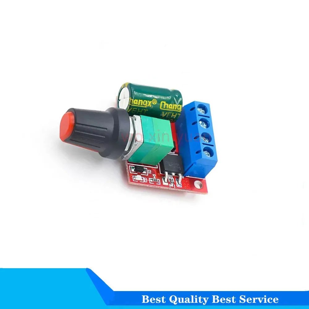 Mini 5A 10A 90W PWM 12V контроллер скорости двигателя постоянного тока Module 4 5 V-35V
