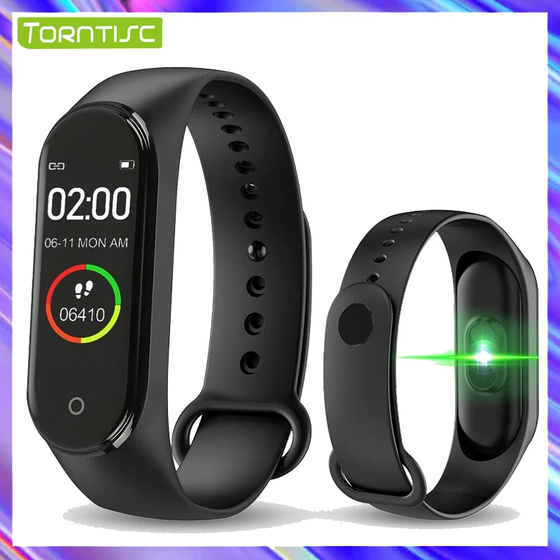 Смарт-часы Torntisc M4 для женщин и мужчин монитор сердечного ритма фитнес-трекер сна