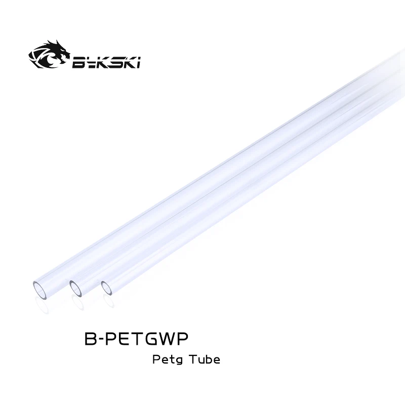 

Bykski PETG Acrylic Hard Tube Transparent Rigid Tubing For 12mm 14mm 16mm ,50CM PETG Water Pipe, Water Cooling Half meter tube