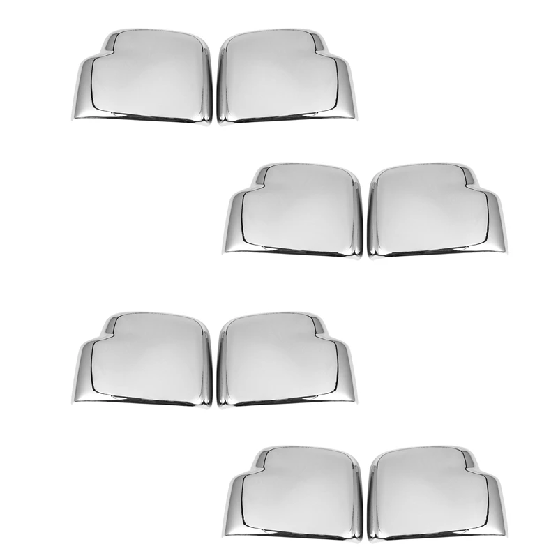 

8X Rearview Mirror Covers Side Mirror Decoration Cover For Suzuki Jimny 2007-2017 Car Sticker Silver