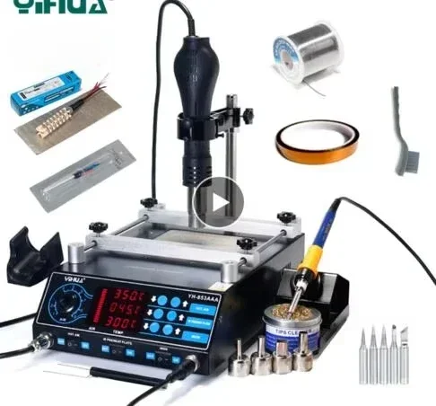 

YIHUA 853AAA Многофункциональная паяльная станция