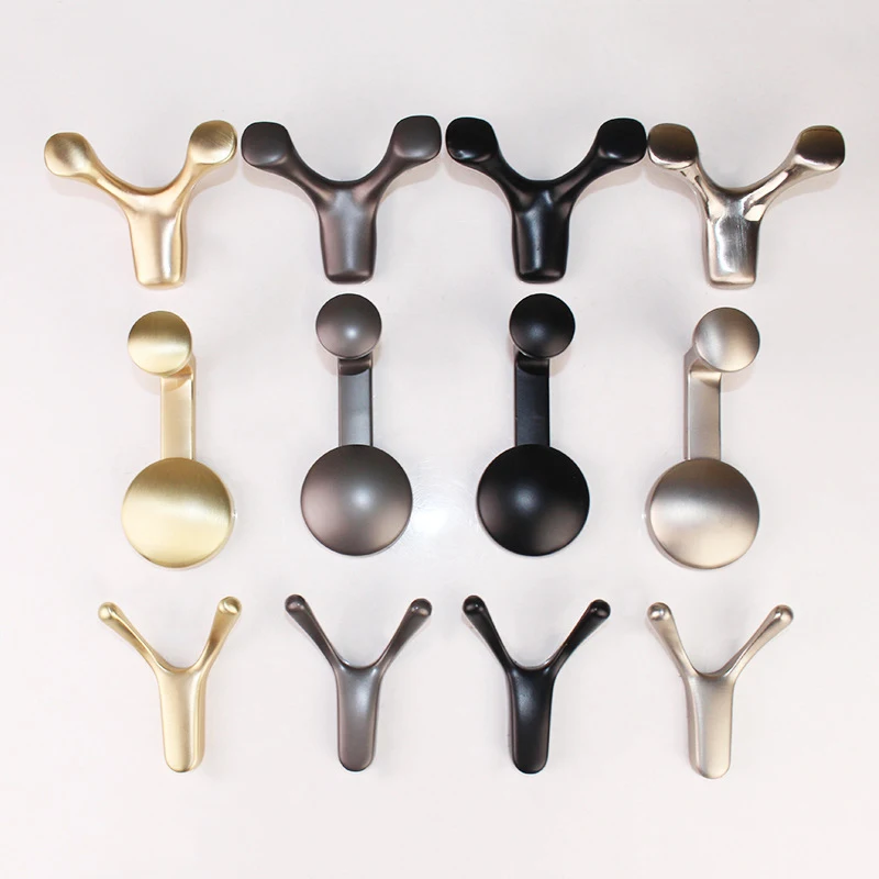 

Small Fashion Hook Rack Wall Mounted For Coat Hat Cup Home Decoractive Wall Single Hooks Hanging Bathroom Racks