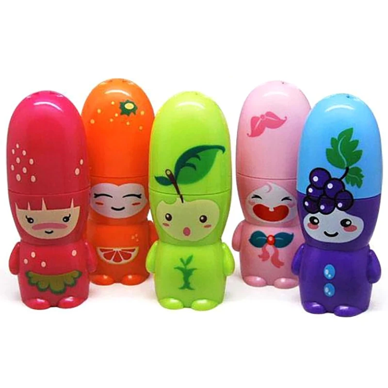 Портативный Летний мини-вентилятор с фруктами мультяшный настольный мини-Веер