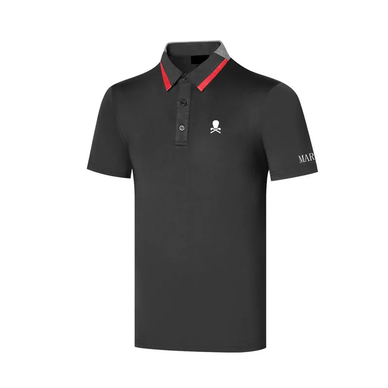 

Golf T-Shirt Short -Sleeved Sport Leisure Outdoor Mondayfolw Men's Jacket High -quality Prevent Ball Polyester Fabric Golf Shirt