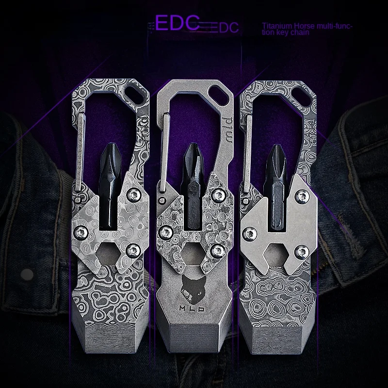 

Вешалка для эвакуации для мужчин, брелок для ключей, подвесной многофункциональный инструмент, мини-отвертка, уличный подарок для повседневного использования