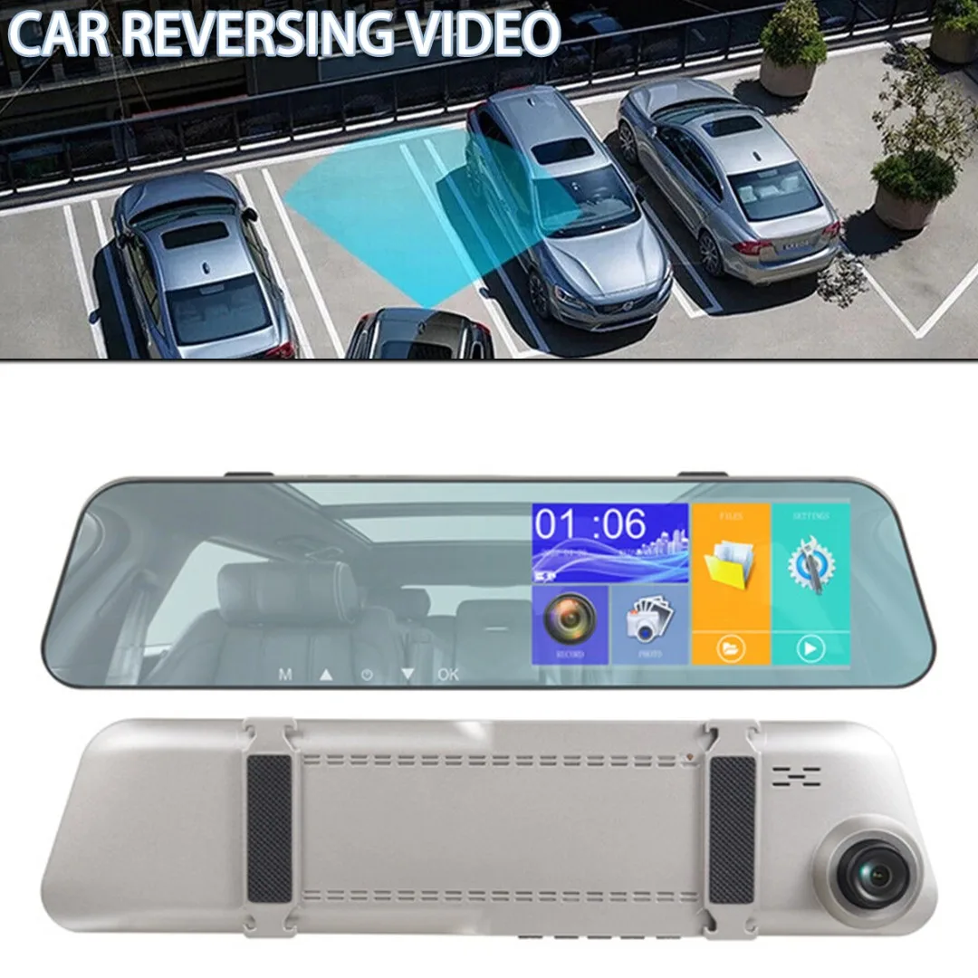 

Mayitr 1 шт. 5 дюймов 1080P зеркало заднего вида видеорегистратор AVI Mp4 1200Mega GC4653 Автомобильный видеорегистратор сенсорный двойной видеорегистратор камера видеорегистратор