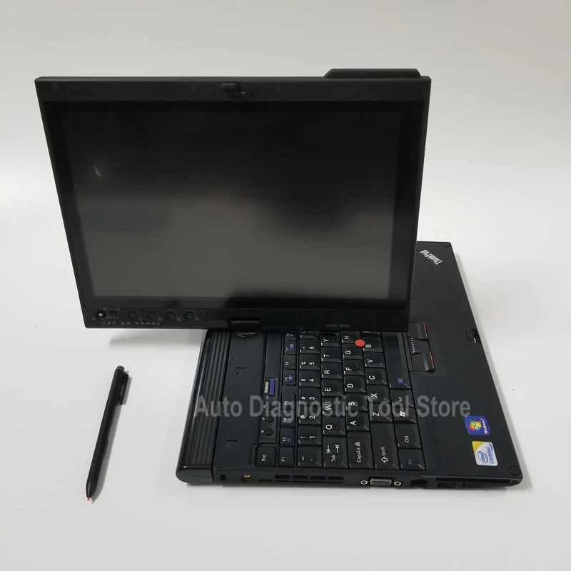 Фото Лидер продаж 2024, б/у ноутбук X201T i7 CPU 8G RAM с жестким диском SSD, может работать на программное обеспечение Alldata для диагностического инструмента MB Satr C4 C5 №2