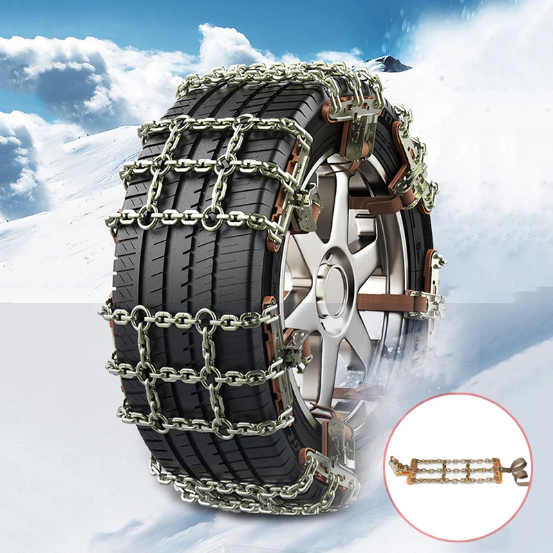 

Anti-skid tires car ice breaking general snow chain off-road vehicle off-road vehicle truck MPV emergency escape car accessories