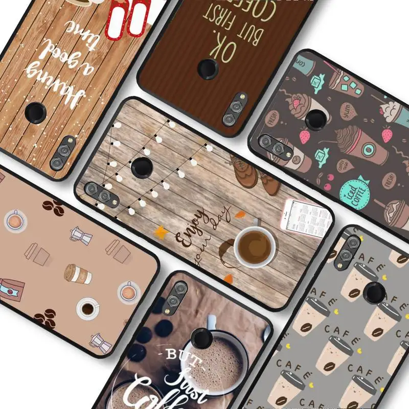 

Coffee Wine Cup Phone Case for Huawei Honor 10 i 8X C 5A 20 9 10 30 lite pro Voew 10 20 V30