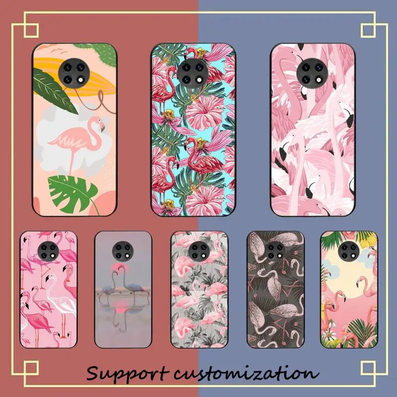 

FHNBLJ Flamingo Phone Case for Redmi 8 9 9A for Samsung J5 J6 Note9 for Huawei NOVA3E Mate20lite cover