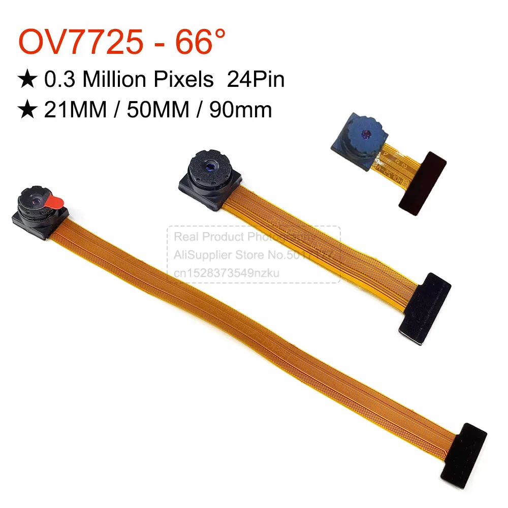 

Камера для распознавания Радужки OV7725, 24 контакта, 0,5 мм, 21 мм, 50 мм, 90 мм, модуль камеры 66 градусов, 0,3 миллиона пикселей, камера для распознаван...