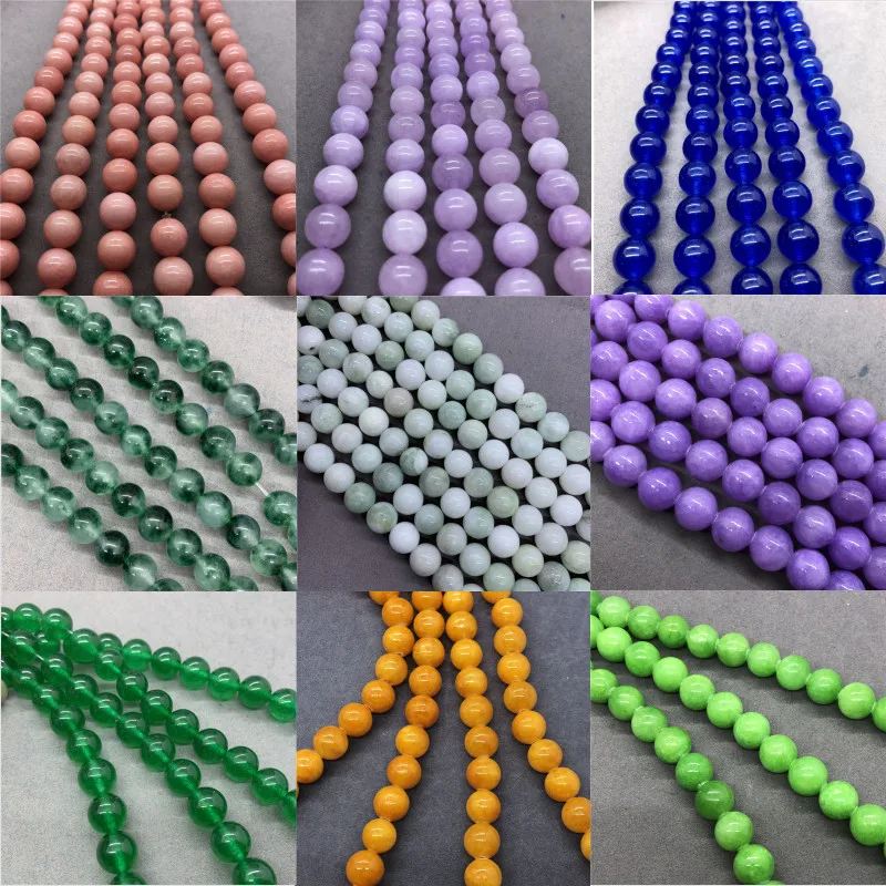 

Round 6/8/10 mm Loose Chalcedony Beads for Fashion Jewelry